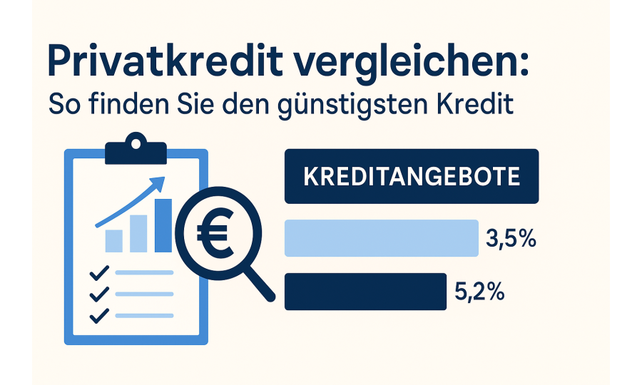 Privatkredit vergleichen: So finden Sie den günstigsten Kredit