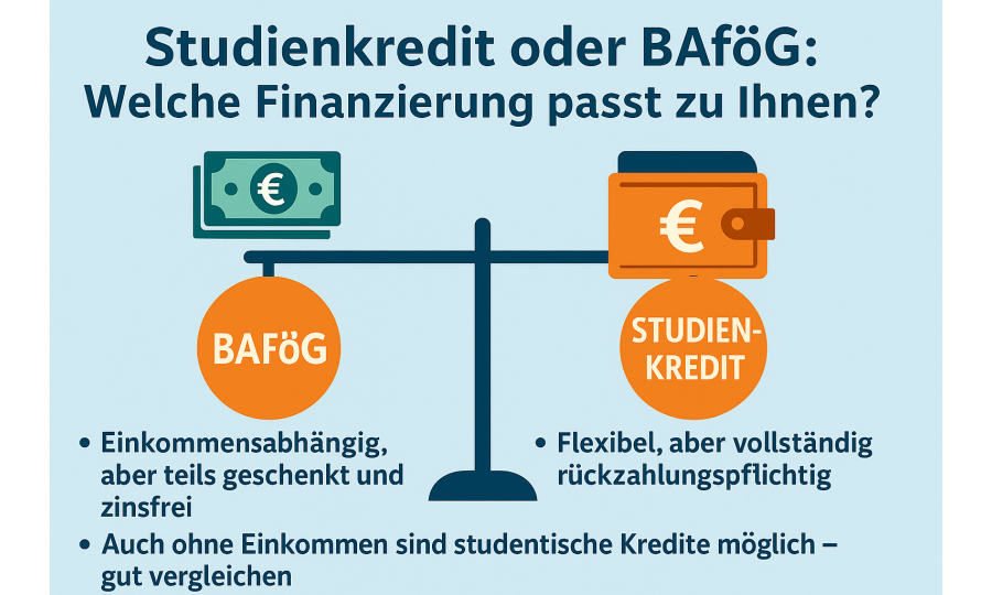 Studienkredit oder BAföG: Welche Finanzierung passt zu Ihnen? Studienkredit oder BAföG: Welche Finanzierung passt zu Ihnen?